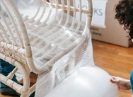 Verpacken eines Sessels